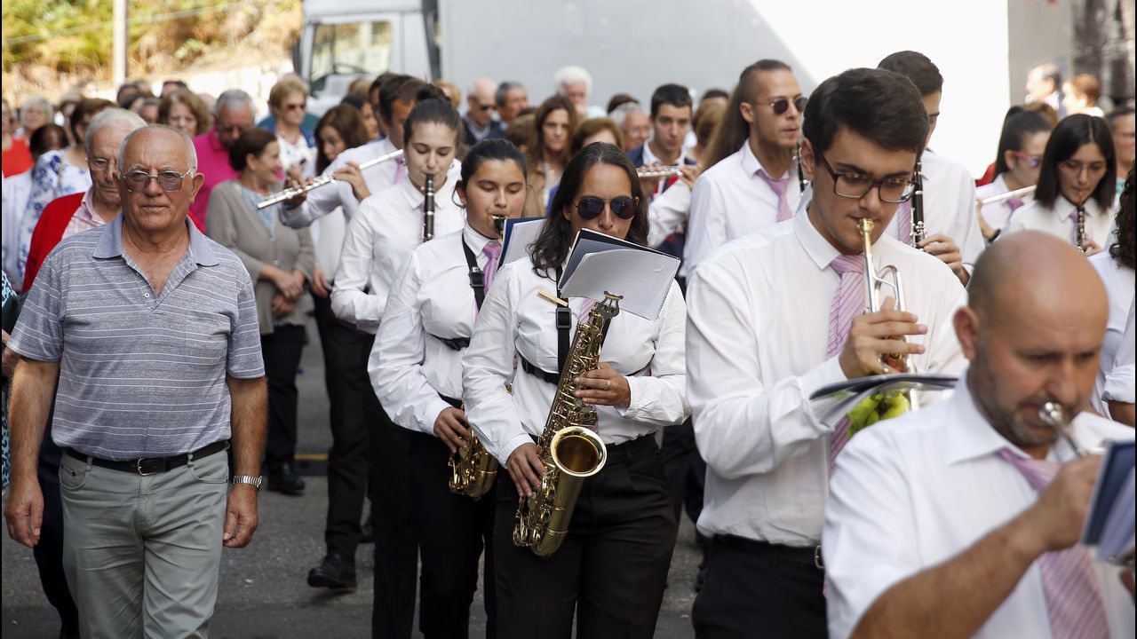 Fiestas en San Roquiño misa y procesión en honor a San Miguel