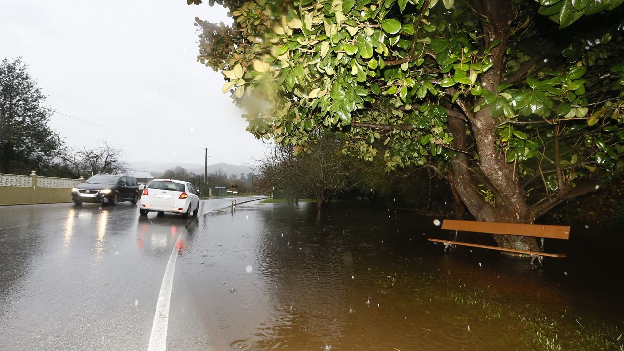 .El río Landro, desbordado