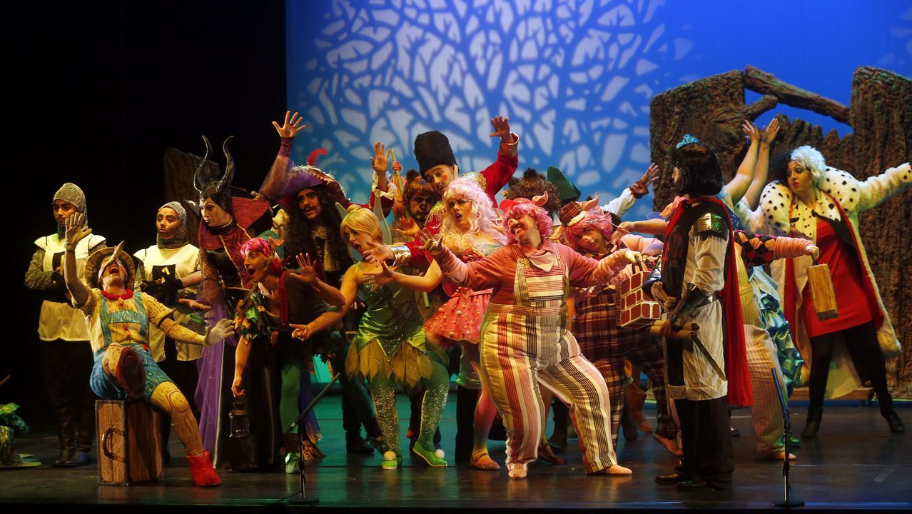 ESTRENO DEL MUSICAL «SHREK» EN EL AUDITORIO DE RIANXO.