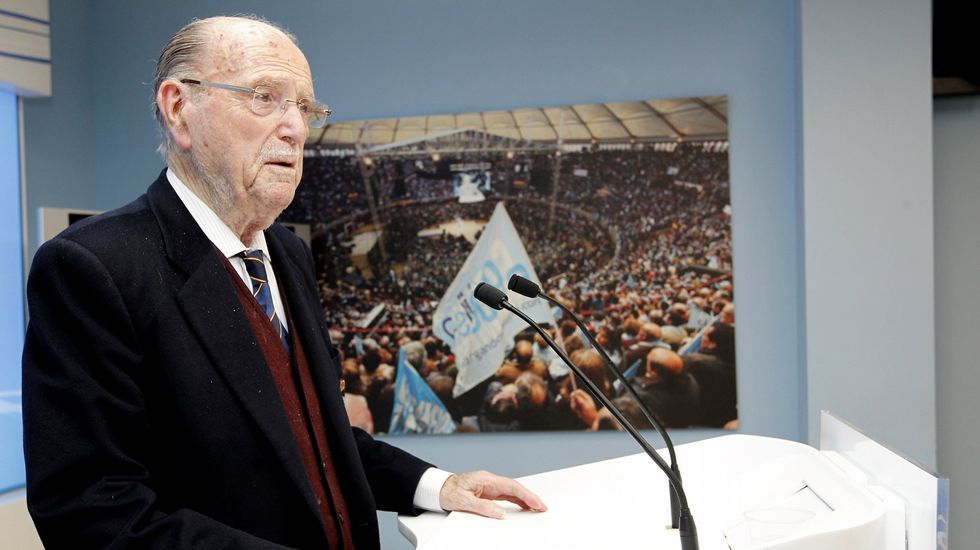 Gerardo Fernández Albor, primer presidente de la Xunta de Galicia.