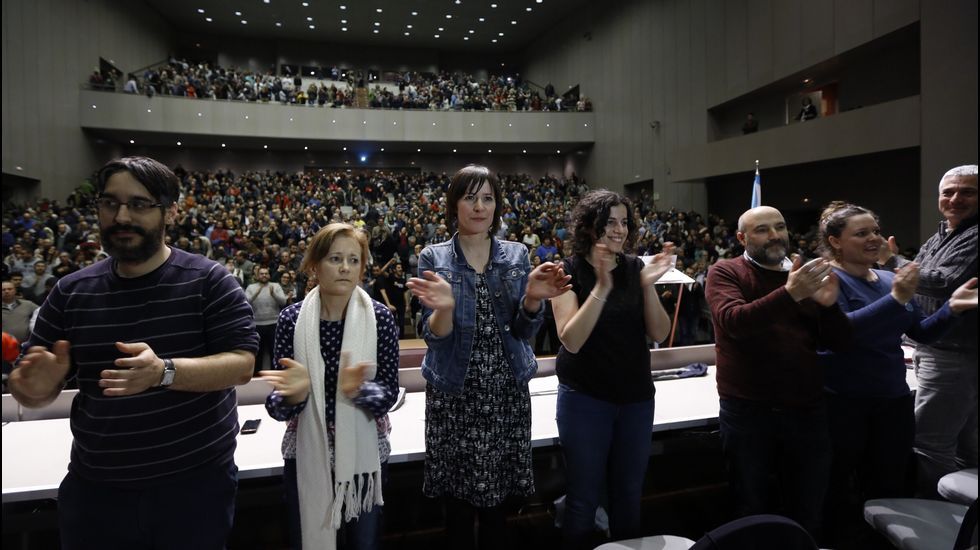 Carme Adán en la XV Asemblea Nacional do BNG
