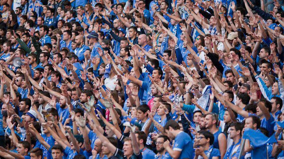 La afición del Real Oviedo.