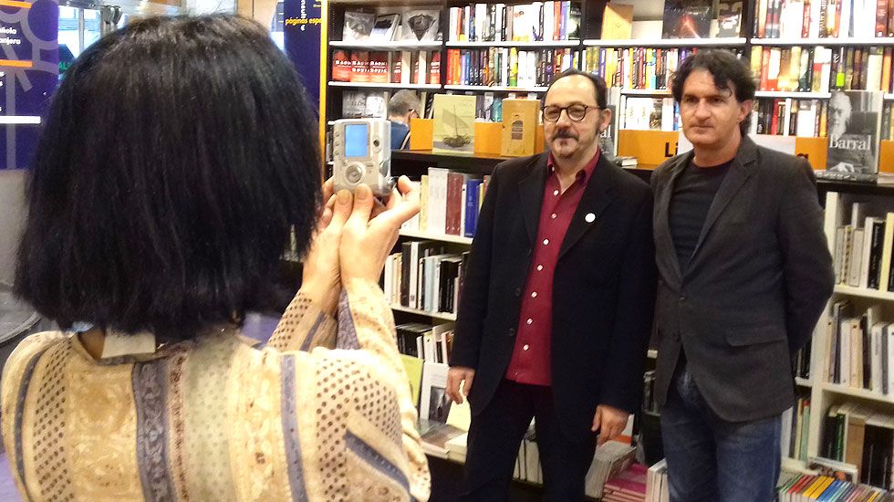 Luis Muñiz, a la izquierda, y Jaime Priede