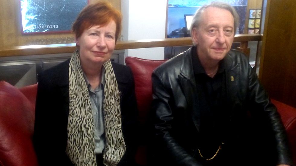 Mary y Bryan Talbot, en Avilés