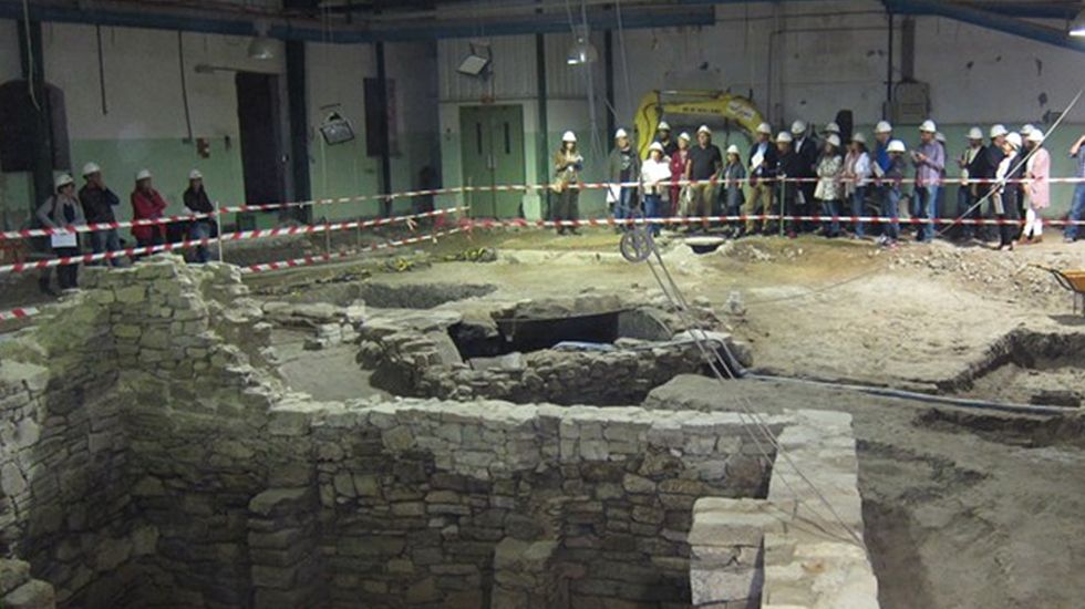 El interior del edificio de Tabacalera, en Gijón