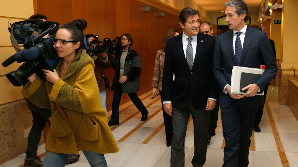 Javier Fernández y De la Serna, en Oviedo