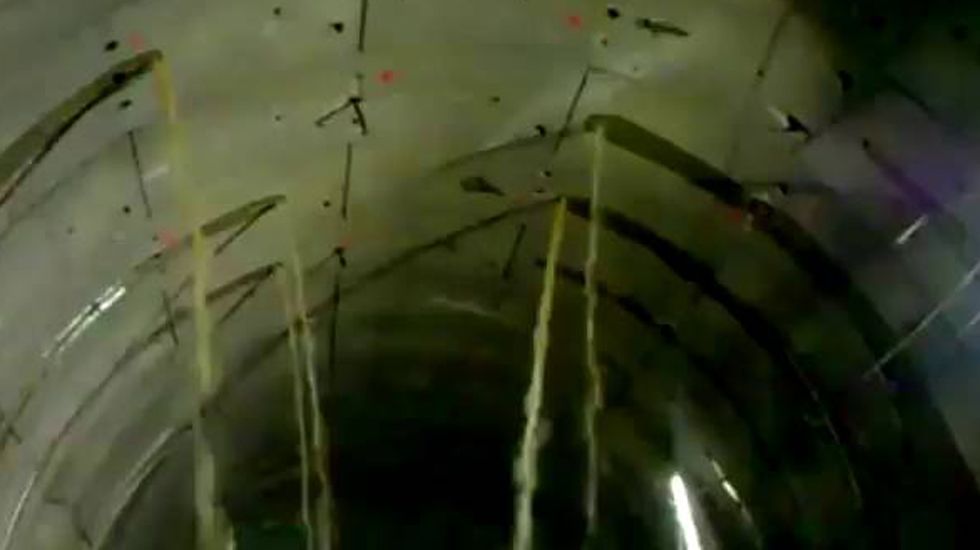 Inundaciones en la Variante de Pajares