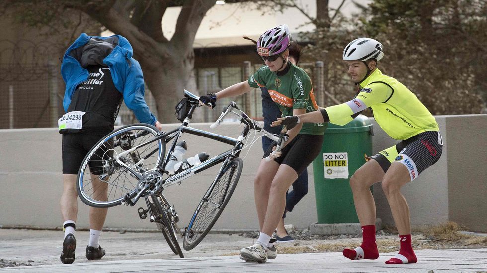 El espect&aacute;culo de las bicis voladoras