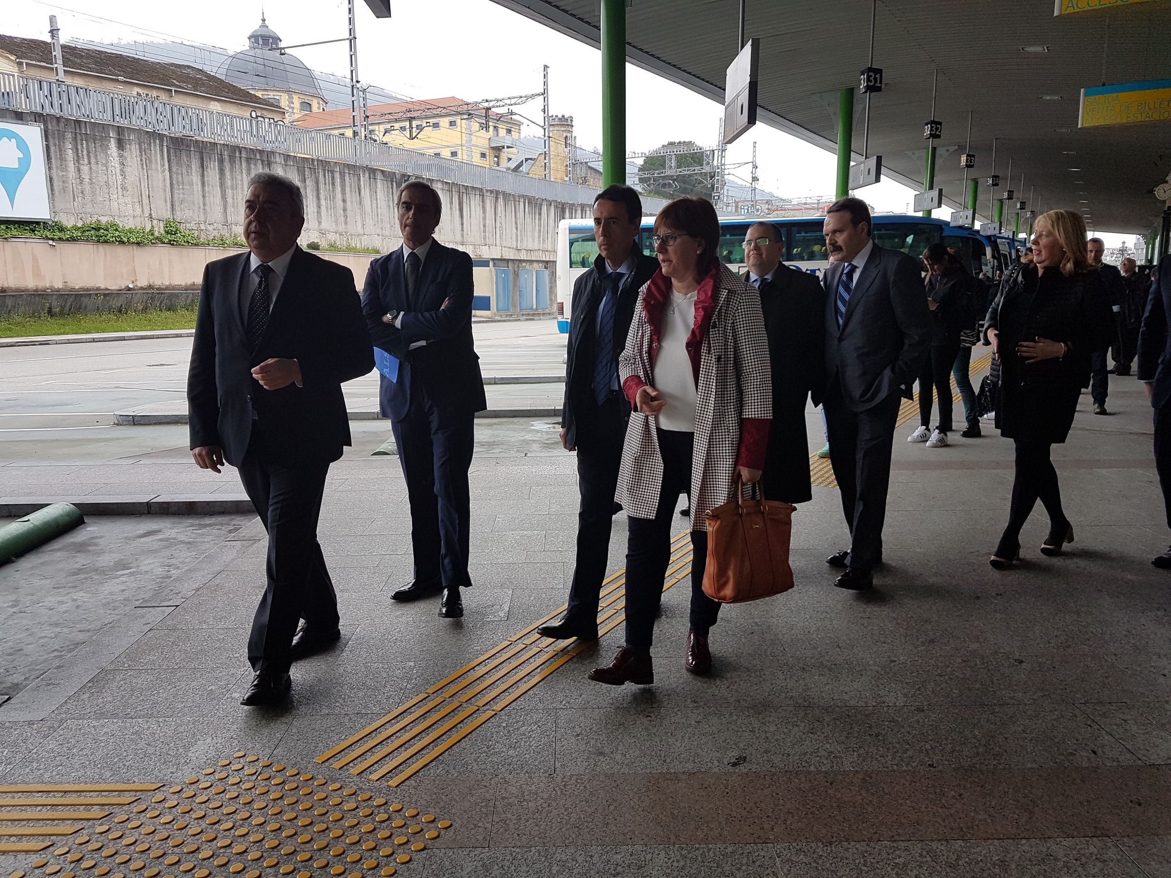 Presentación de las mejoras acometidas en la estación de autobuses de Oviedo
