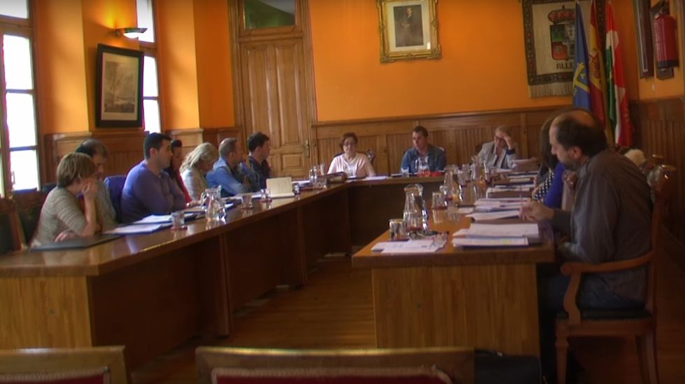 Pleno de la corporación de Aller