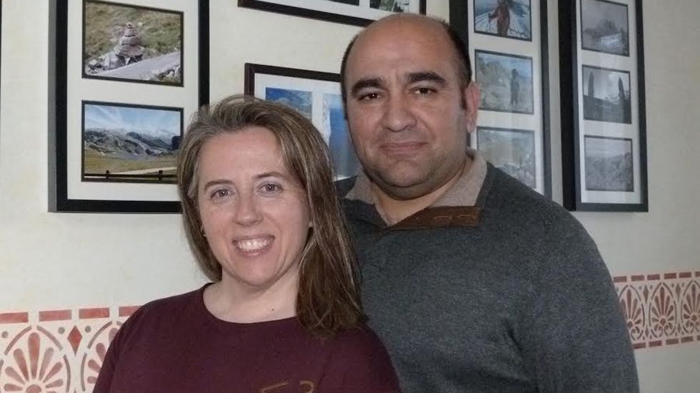 Rosa Sánchez y su marido, Juan Carlos Aguado