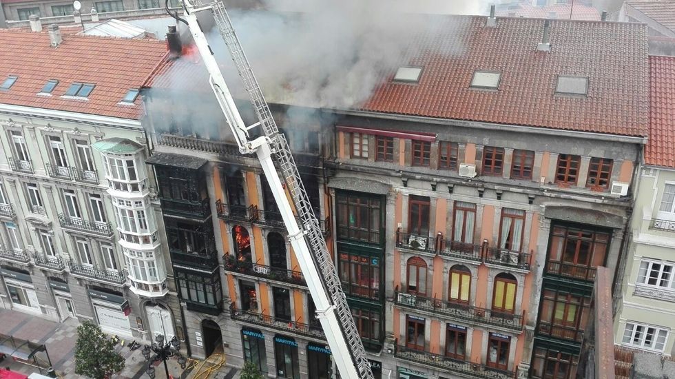 Incendio de Uría