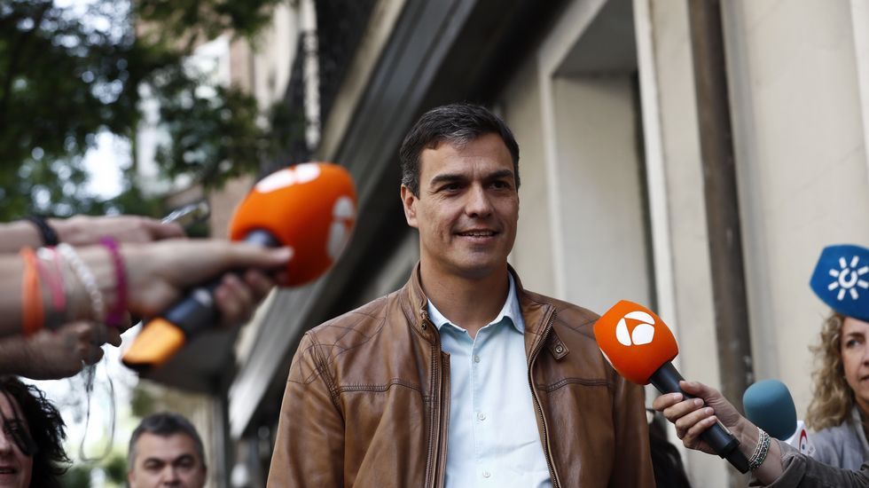 Llegada de Pedro Sánchez