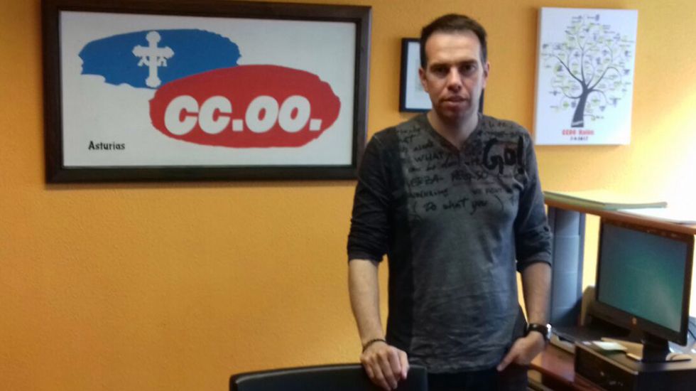 José Manuel Zapico, secretario general del CCOO