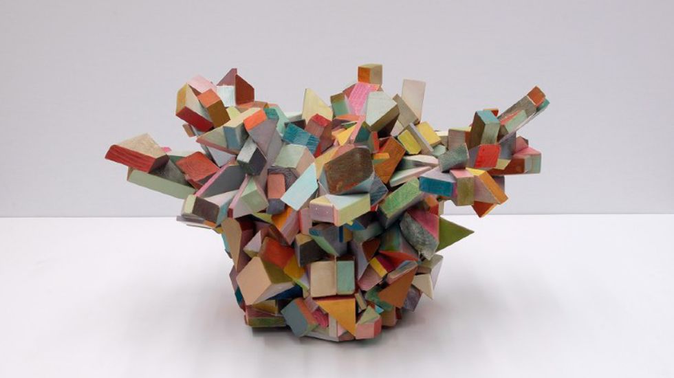 Una de las obras de Daniel Verbis que acuden a la feria SCULTO