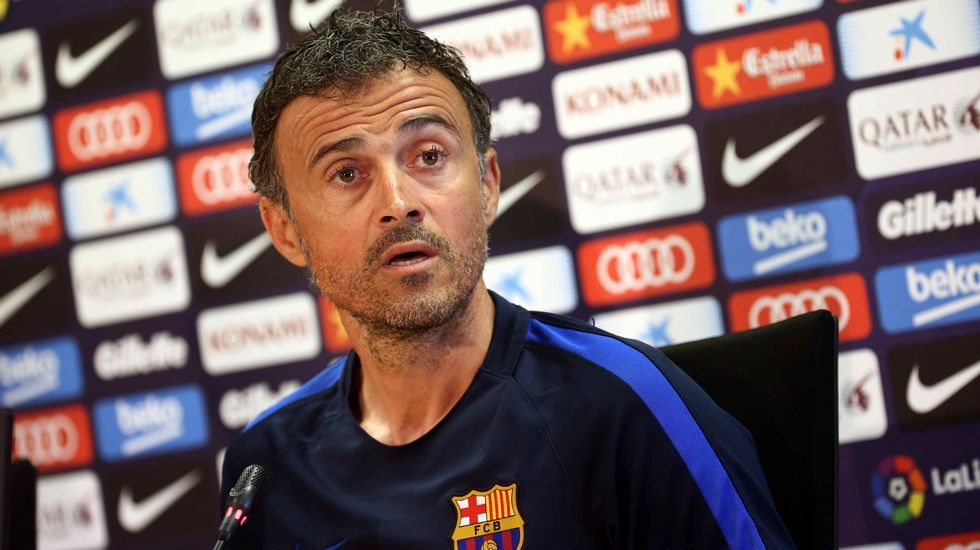 Luis Enrique: &laquo;Si conseguimos que se d&eacute; la carambola, fant&aacute;stico, sino felicitaremos al campe&oacute;n&raquo;