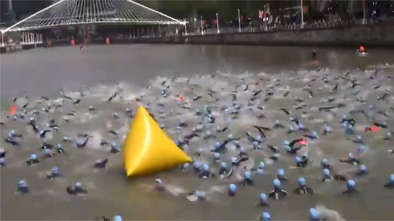 Varios atletas infectados tras nadar en la r&iacute;a de Bilbao