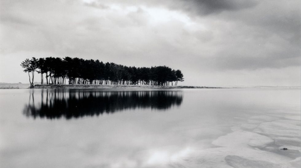 Fragmento de una de las fotografías de «El peso del aire», de Michael Kenna