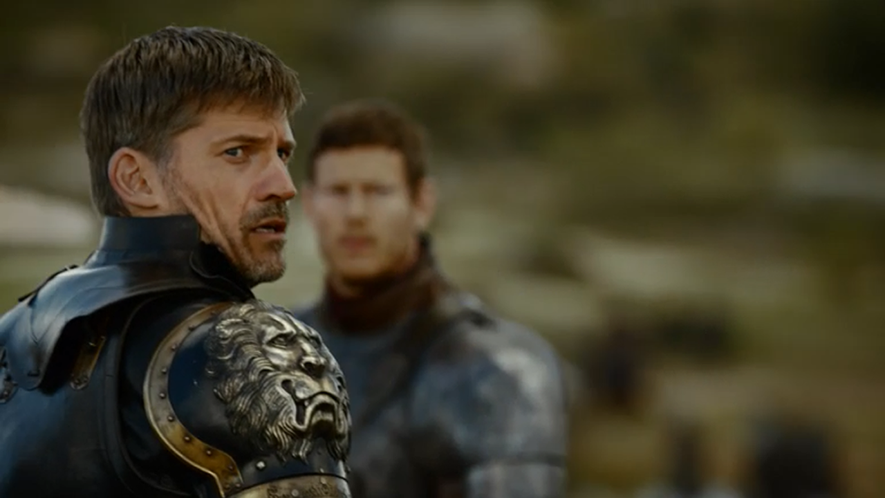 Dickon Tarly y Jaime Lannister en el episodio 7x04 de Juego de Tronos