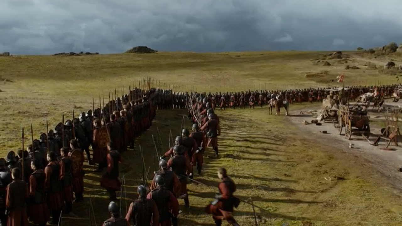 Ejército Lannister en el episodio 7x04 de Juego de Tronos