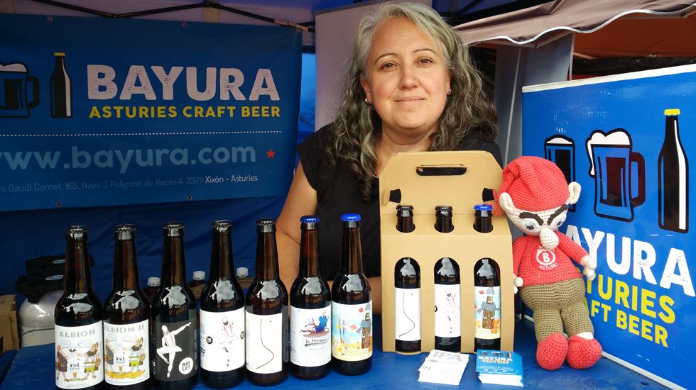 Adriana Zapico, socia de cervezas Bayura.