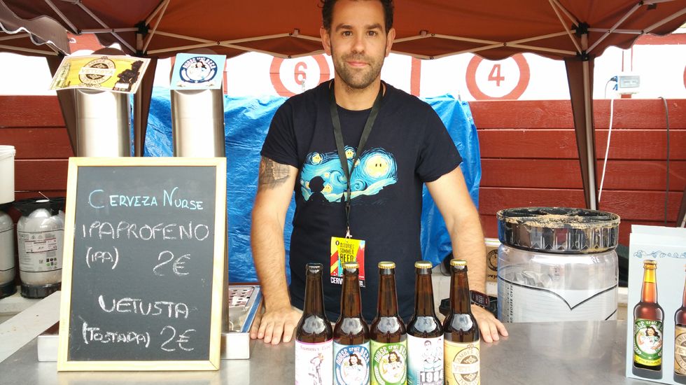 Javier Santamaría, socio de cervezas Nurse.