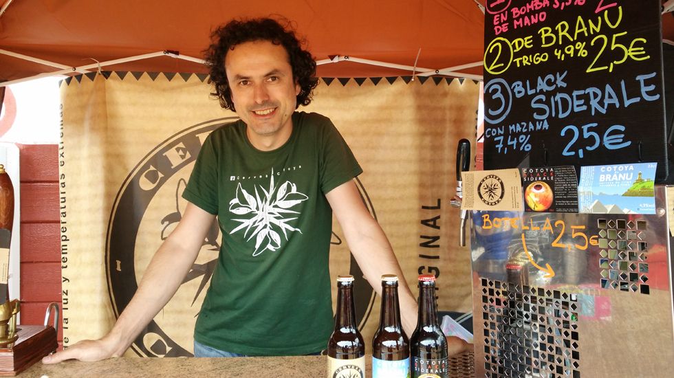 Diego Rodríguez, propietario de cervezas Cotoya.