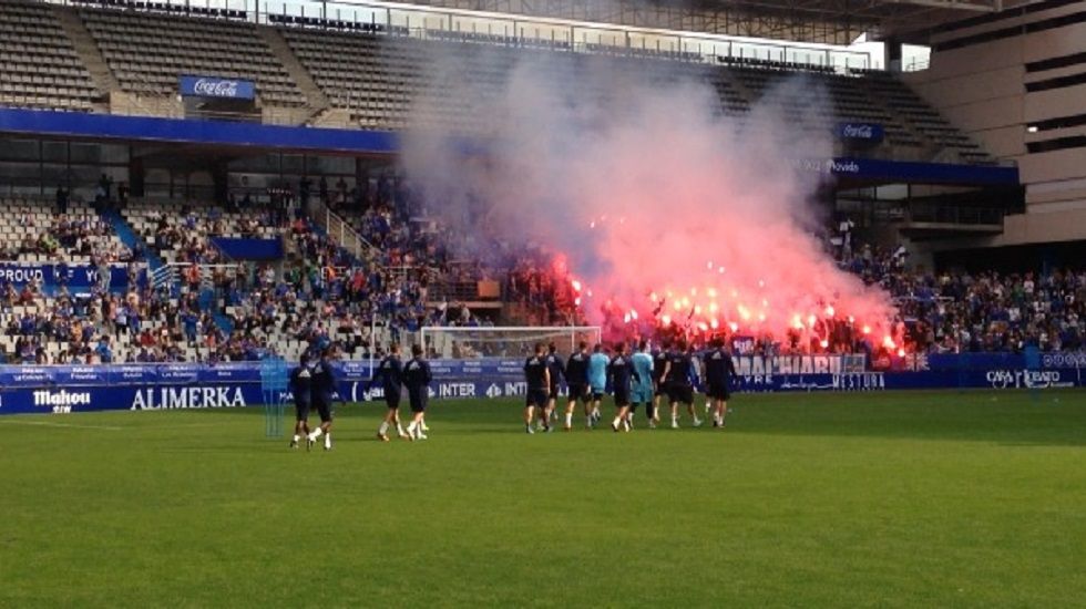 As&iacute; recibi&oacute; el Fondo Norte al Real Oviedo