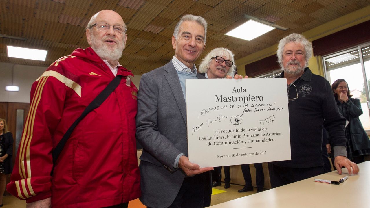 Les Luthiers en Oviedo para recoger el Princesa de Asturias de Comunicaci&oacute;n y Humanidades