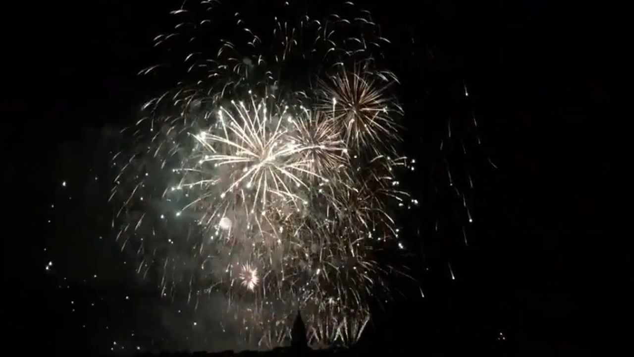 Así fue la gran traca final de los Fuegos de Gijón