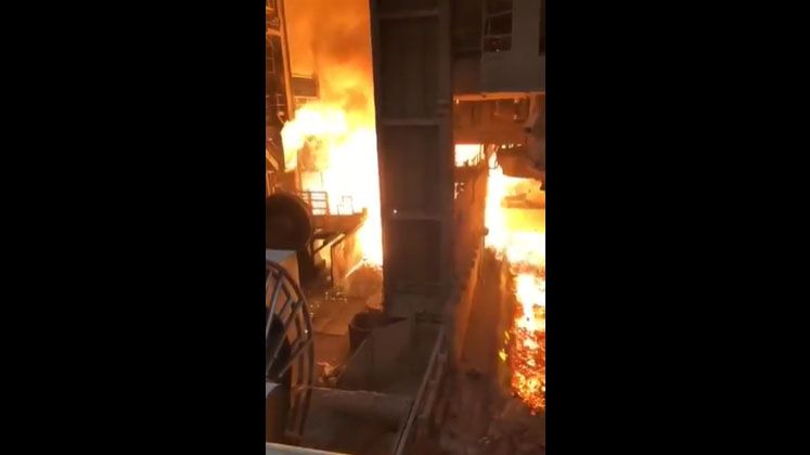 El fuego de Arcelor desde dentro
