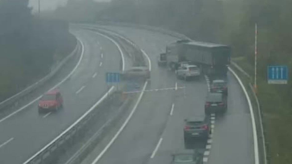 Argayo en la Autopista del Huerna