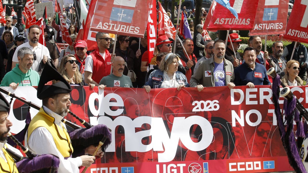 Manifestaci&oacute;n del Primero de Mayo