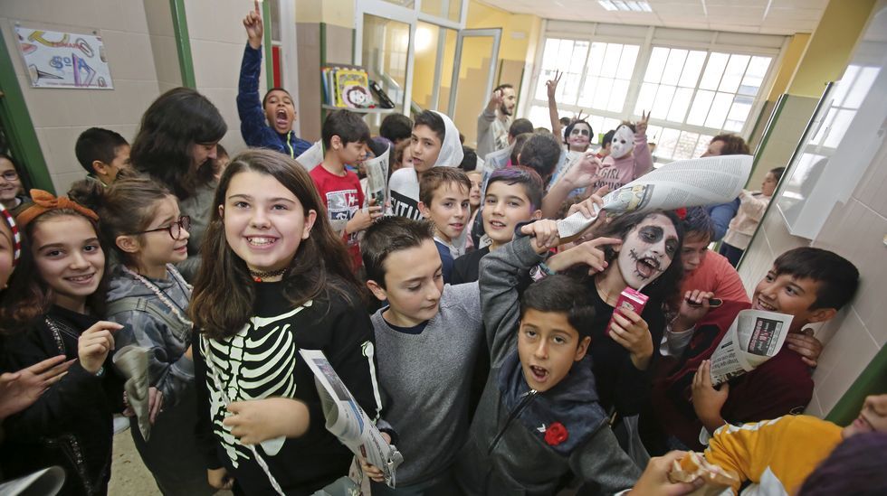Celebración del Samaín en el CEIP Praza de Barcelos. Halloween