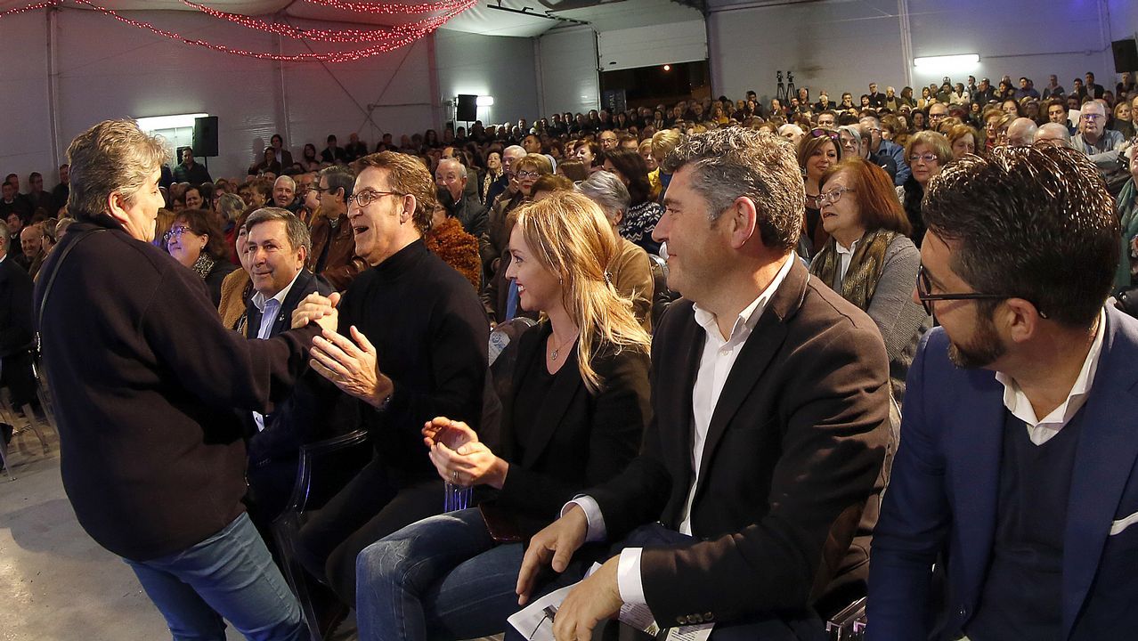 MITIN PP ALBERTO NUÑEZ FEIJOO EN POBRA Y RIBEIRA