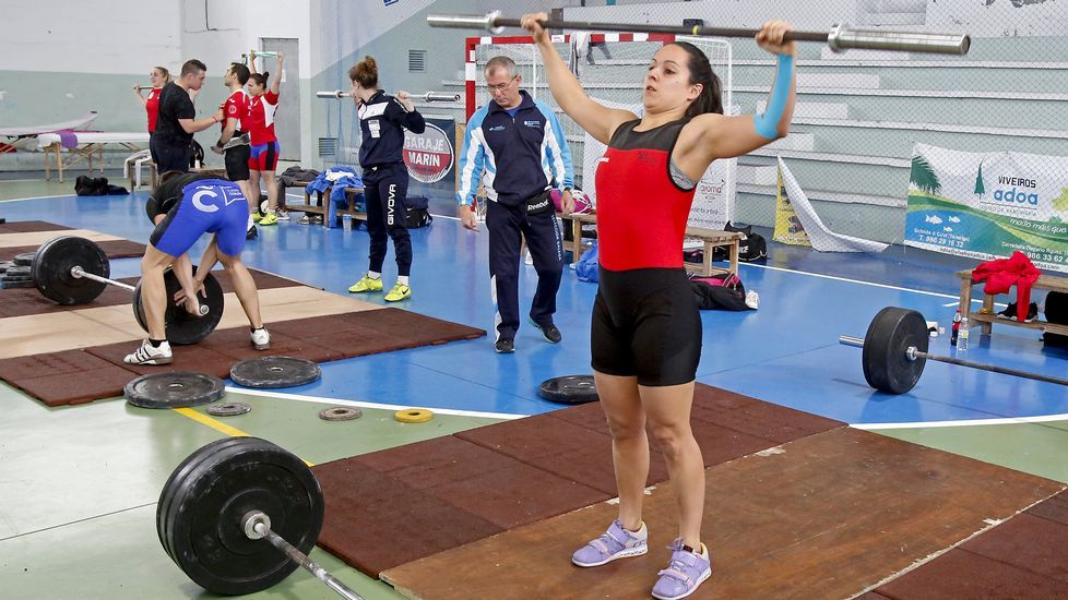 CAMPEONATO DE ESPAÑA DE HALTEROFILIA EN EL PABELLÓN A CAÑOTA, MARÍN