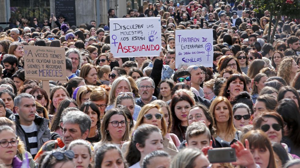 Condentración del 8M. Día de la Mujer