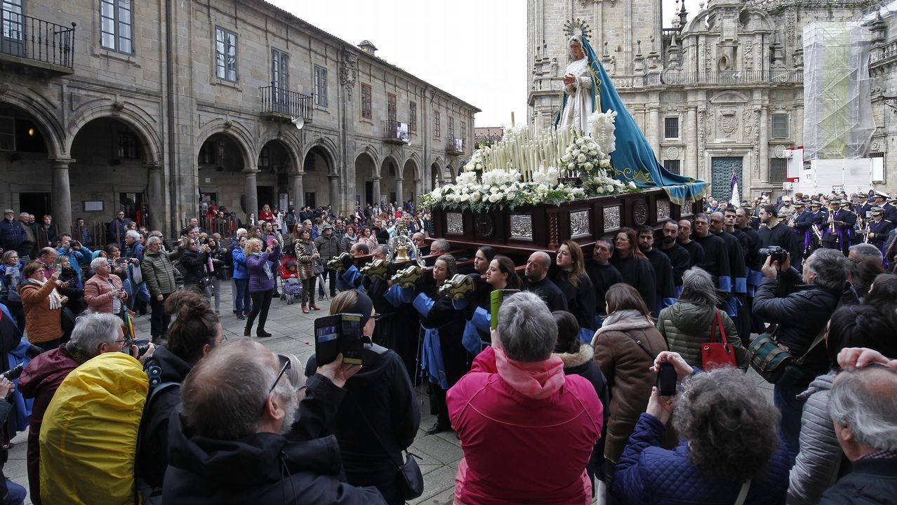 Procesión del Santo Encuentro en Santiago