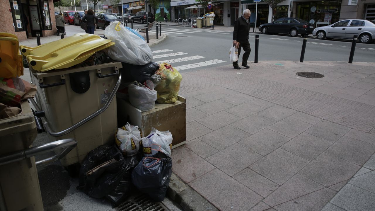 Cuarto día de la basura sin recoger