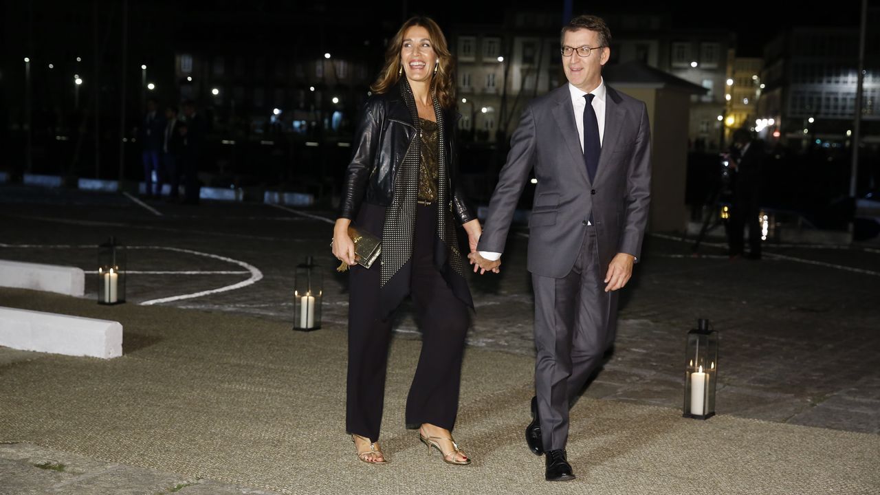 Eva Cárdenas y Alberto Núñez Feijoo