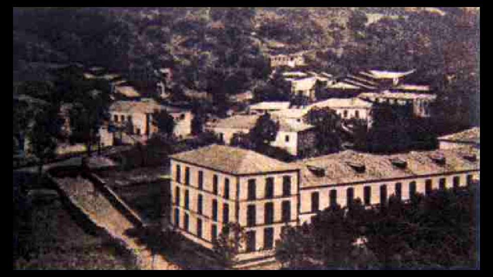 .Una fotografía del hotel balneario de O Incio datada en 1920