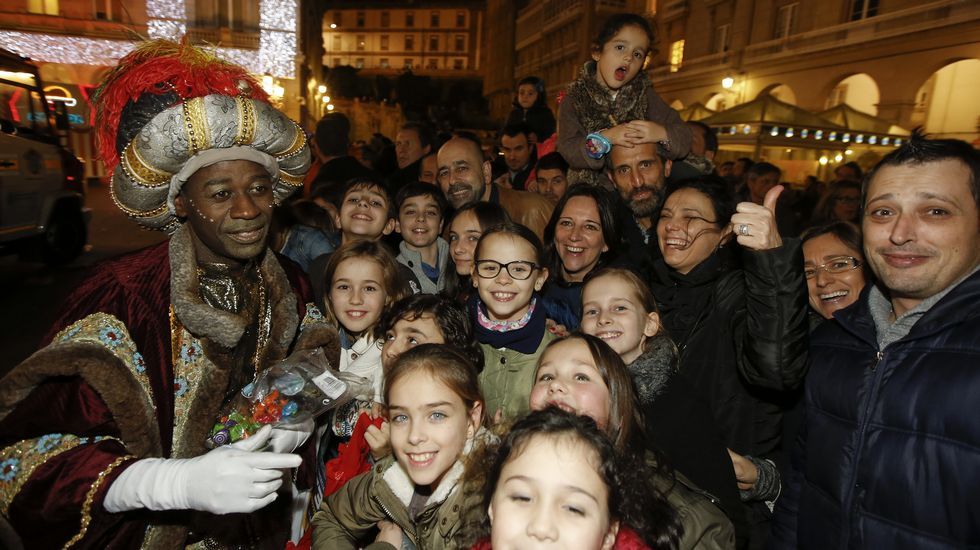 Cabalgata de los Reyes Magos en A Coruña
