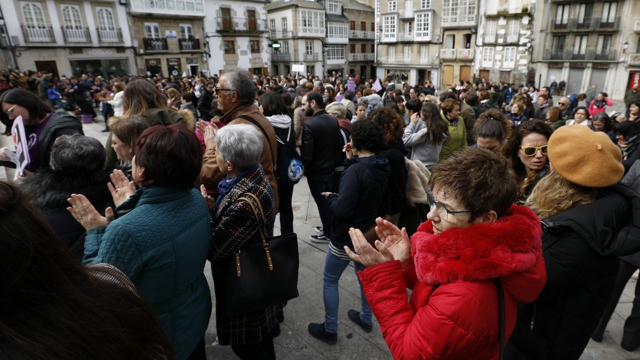 Manifestación por el 8M en Viveiro