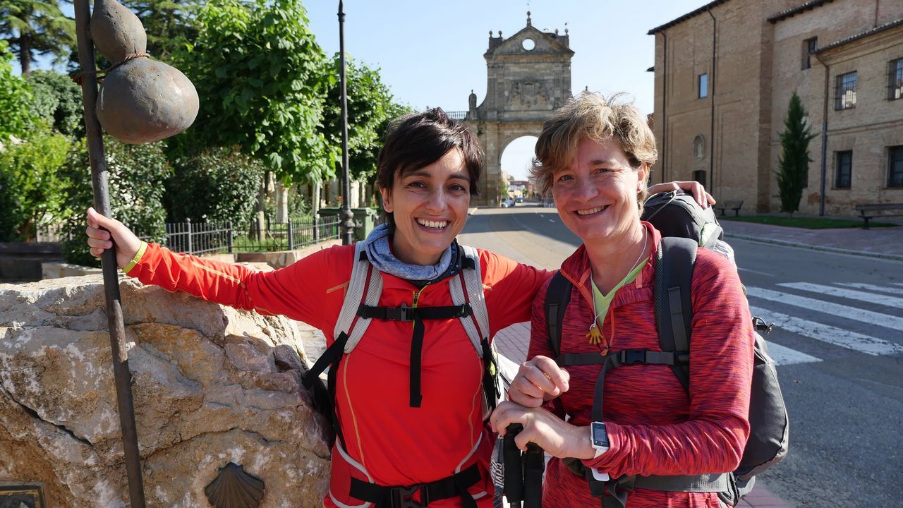 Eloína y Nuria se han conocido en el Camino
