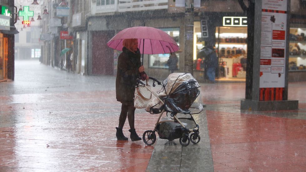 Noviembre pasado por agua en Pontevedra
