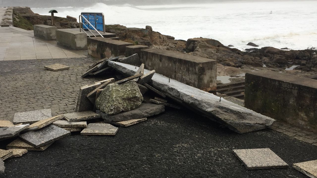 EFECTOS DE TEMPORAL EN A CORUÑA