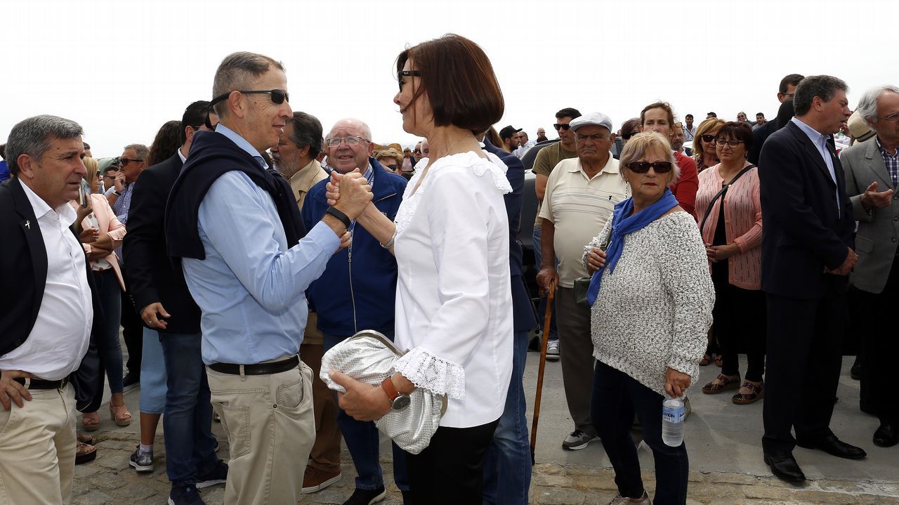 ACTO DEL HOMENAJE A PLACIDO BETANZOS EN EL QUE BAUTIZO´CON SU NOMBRE EL PASEO MARITIMO DE PALMEIRA