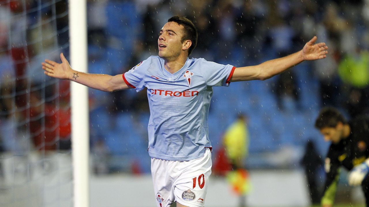 Celta-Barcelona B (4-1) el 28 de abril del 2012. Doblete de Iago
