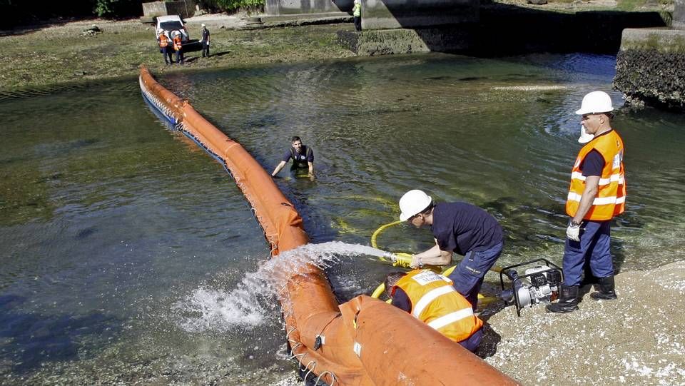 simulacro de activación do Plan de Continxencias por Contaminación Mariña Accidental (Plan CAMGAL)