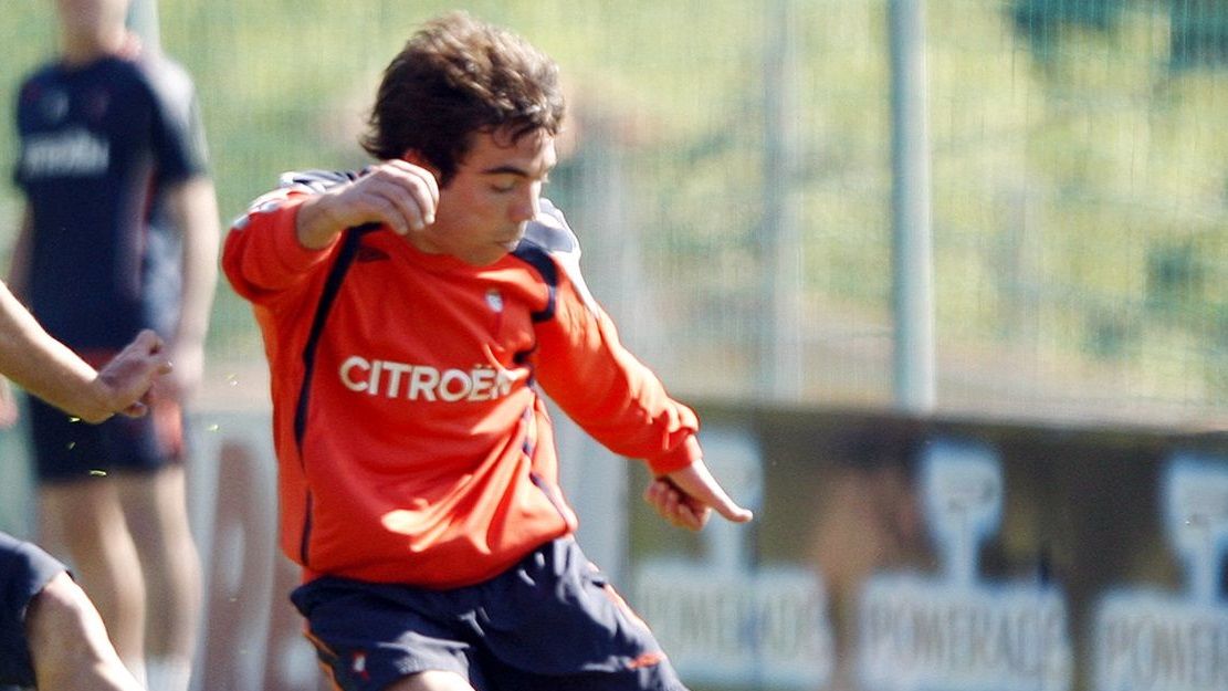 3 - Sevilla Atlético-Celta (0-0)-. 13 de junio del 2009. La imagen es de un entrenamiento de esa temporada.